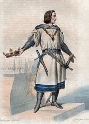 Porträt von Philipp II. Augustus (1165-1223), König von Frankreich