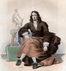 Porträt von Pierre Puget (1620-1694), französischer Maler, Bildhauer, Architekt und Ingenieur