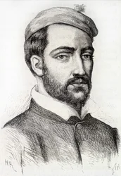 Porträt von Théodore Géricault, französischer Maler (1791 - 1824) - in „L