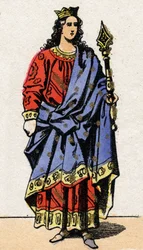 Porträt von Thierry I., König von Austrasien