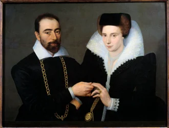 Porträt eines Paares (oder Doppelporträt)