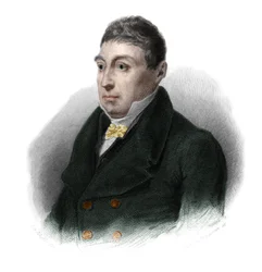 Porträt von General La Fayette (Marie Gilbert Mottier, Marquis de Lafayette) (1757-1834), französischer Aristokrat, Offizier und Politiker. in 