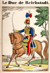 Porträt des Herzogs von Reichstadt, Napoleon II., Sohn von Kaiser Napoleon I. (1769-1821). Bild von Epinal.