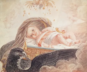 Porträt des Königs von Rom, Napoleon II (1811-32) um 1811