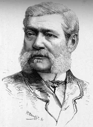 Porträt des Holzstechers, Graf Colonna Cesari (1825-1887).