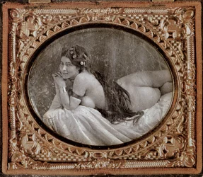 Liegender Akt, ca. 1850, aus einem Fotobuch veröffentlicht 1980
