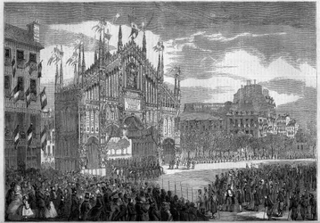 Rückkehr der Truppen nach dem Risorgimento, Paris