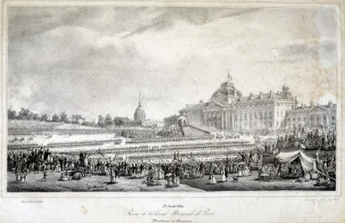 Revue der Nationalgarde von Paris am 29.04.1830