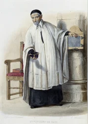Saint Vincent de Paul - in „Le Plutarque français“, Hrsg. Mennechet