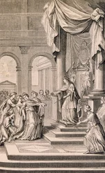 Szene aus Esther von Jean Racine