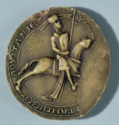 Siegel von Arthur I., Herzog der Bretagne