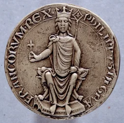 Siegel von König Philipp II. genannt Philipp August