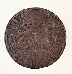 Silberner französischer Ecu, Regierungszeit von König Ludwig XIV (1643-1715)
