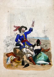 Sir Henry Morgan (1635-1688) (Morgan der Freibeuter): gebürtig aus Wales in „Geschichte der Piraten und Freibeuter des Ozeans und des Mittelmeers“ von P. Christian