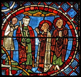 Die Heiligen Simon und Judas bitten um Gnade