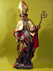 Hl. Clair (polychromes Holz)