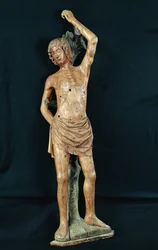 St. Sebastian, 15.-16. Jahrhundert (Holz)