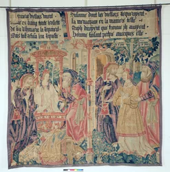 Susanna und die Ältesten, zentrales Panel aus der Geschichte von Susanna