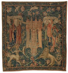 Wandteppich, Sibylla Hellespontica und Phrygia, genannt 