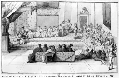 Die Versammlung der Generalstände von Blois, einberufen am 29. Februar 1588 von Heinrich III., König von Frankreich, nach 1588