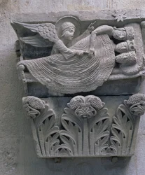 Der Traum der drei Könige, ursprüngliches Kapitell aus dem Kirchenschiff der Kathedrale