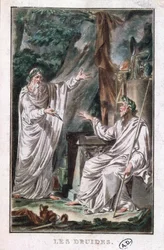 Die Druiden, Illustration für ein Theaterstück, ca. 1800