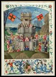 Die Festung des Glaubens, angegriffen von Ketzern