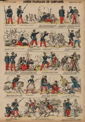 Die französische Armee auf dem Land