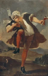 Die gute Flasche, Weinhändlerschild