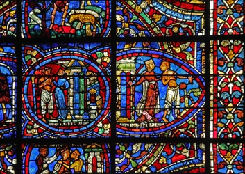 Das Fenster des verlorenen Sohnes: eine Kurtisane wirft ihn hinaus