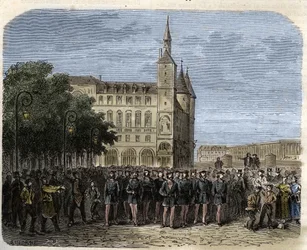 Der Saint-Simonianismus 1820-30 - Saint-Simonismus - Die Saint-Simonianer - Gravur