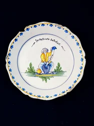 Der zufriedene Patriot Teller