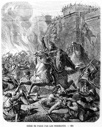 Die Belagerung von Paris durch die Normannen, 885-886