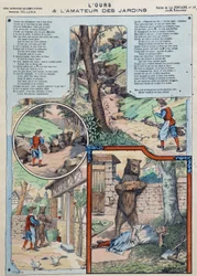 Der Bär und der Gartenliebhaber - Fabeln von La Fontaine in Bildern von Epinal