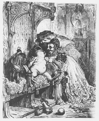 Die Geburt von Pantagruel, Illustration aus 