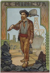 Der Bergmann, um 1900