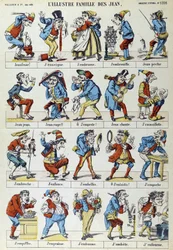 Die illustre Familie der John - Bild von Epinal, Pellerin