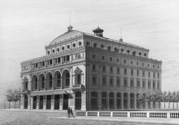 Theatre Lyrique, jetzt das Theatre de la Ville, Place du Chatelet, Paris