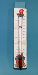 Thermometer mit phrygischer Mütze