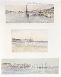 Drei Ansichten von Sainte Maxime