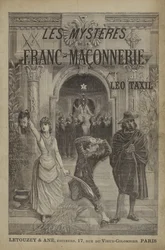 Titelbildillustration für Les Mysteres de la Franc-Maçonnerie Devoiles (Stich)