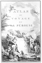 Titelseite von Atlas du Voyage de La Perouse, veröffentlicht ca. 1797
