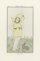 Un Lutin, aus Costumes Parisien, veröffentlicht 1914