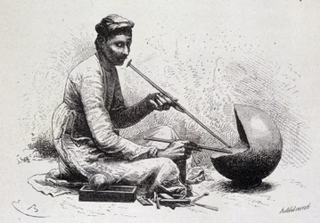 Ein Schmuckstück aus Ulwur (Indien) in „Le Tour du Monde“