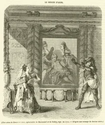 Eine Szene aus Zemire und Azor, Opern-Ballett von Marmontel und Gretry, aufgeführt 1771