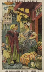 Gemüseverkäufer, 18. Jahrhundert