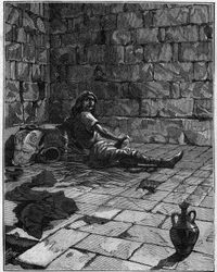 Vercingetorix (ca. 72-46 v. Chr.), ein gallischer Anführer, blieb sechs Jahre lang im Gefängnis.