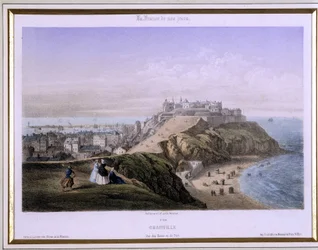 Ansicht von Granville (Lithografie)