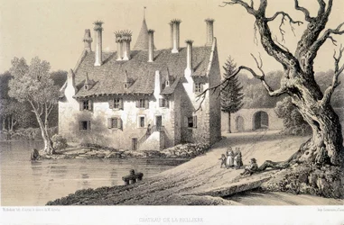 Ansicht des Château de la Bellière (Cote d