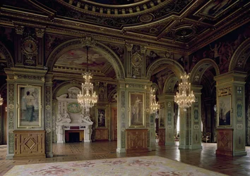 Ansicht der Salle des Arts, nach 1871